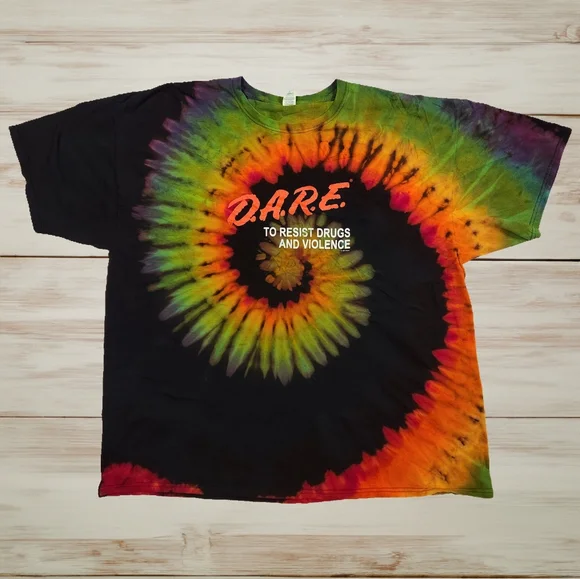 NEW Tie Dye Dare T-Shirt - Picture 1 of 1